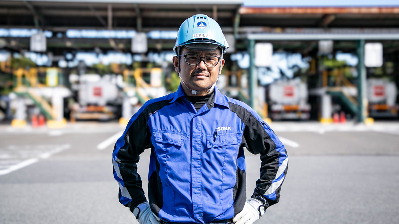 荷役サービス部の従業員